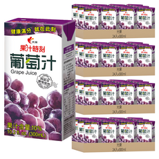光泉 果汁時刻葡萄汁, 300ml, 96入