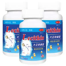 good Life 得意人生 提姆1200大豆卵磷脂膠囊, 60顆, 3罐