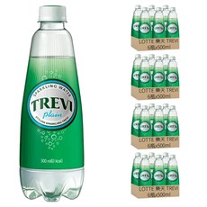 LOTTE 樂天 TREVI 葡萄柚風味氣泡飲 500ml 0kcal, 24瓶