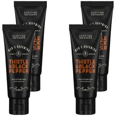 THE SCOTTISH FINE SOAPS 經典臉部保濕乳液 75ml 男士專用 深層保濕 木質香氣, 4條