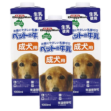 DoggyMan 多格漫 澳洲犬用牛奶 成犬用, 生乳, 1L, 3罐