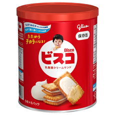 glico 格力高 Bisco 必思可 夾心餅保存罐, 123.6g, 1罐