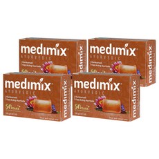 Medimix 綠寶石皇室藥草浴美肌皂 (藏紅花), 125g, 4組