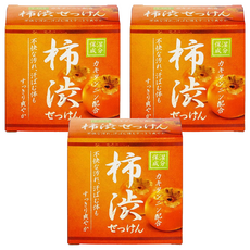 clover日本製洗顏皂-柿, 80g, 3入