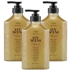 Luv Scent 磨砂沐浴露 202 Birthday Cake, 500ml, 3瓶