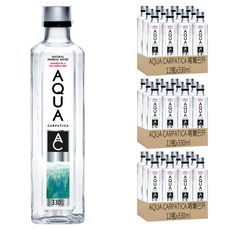 AQUA CARPATICA 喀爾巴阡 天然氣泡礦泉水, 330ml, 36瓶