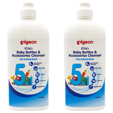 pigeon 貝親 奶瓶蔬果清潔液, 500ml, 2瓶