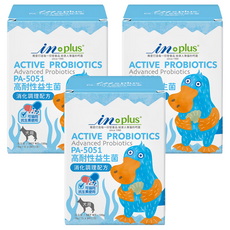 IN PLUS 高效能活化益生菌 犬用 PA-5051 5g,24包,3盒, 120g, 消化