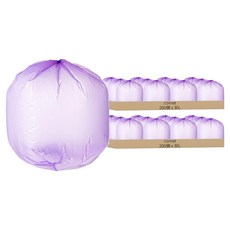 comet 摺疊垃圾塑膠袋 65 x 50cm 紫色, 30L, 400個