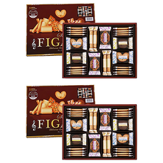 SANRITSU 三立製菓 費加羅綜合餅乾禮盒, 313.6g, 2盒