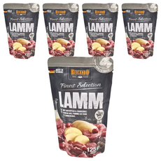 德國柏肯特 犬主食鮮肉包 毛髮皮膚保健 羊肉 125g*5包 德國原裝進口 方便餵食