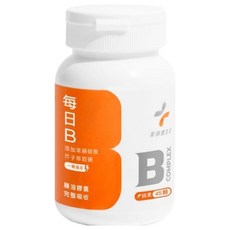 PHARGOODS 藥師健生活 每日B，天然萃取B群，全素可食，45顆, 1盒, 557mg