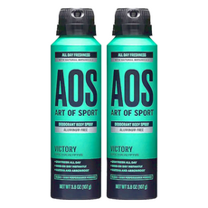 ART OF SPORT 長效持久運動體香爽身噴霧 勝利, 107g, 2瓶