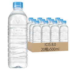 ICIS 無標籤礦泉水, 500ml, 20瓶