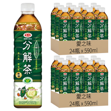 愛之味 健康油切分解茶, 590ml, 48瓶