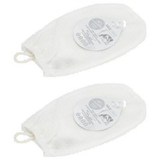KEYTOSS 詰朵斯 Milk Fiber 激 去角質韓式搓澡手套 RE6505, 2個, 白色, 1入