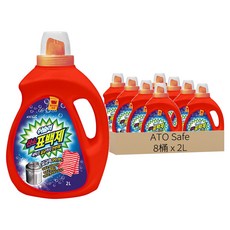 ATO Safe 氧漂液型漂白水 2公升 4瓶, 2L, 8桶