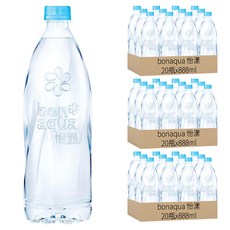 bonaqua 怡漾 鹼性離子水, 888ml, 60瓶