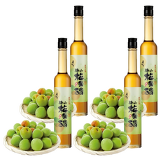 梅問屋 台灣梅山濃縮梅果醋, 510g, 4瓶