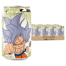 OCEAN BOMB 蘋果風味氣泡水, 330ml, 24罐