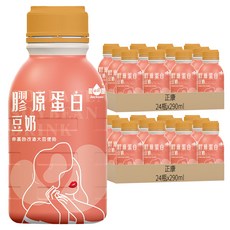 正康 Jacksoy 膠原蛋白豆奶 (24瓶/箱), 非基因改造大豆, 48瓶, 290ml