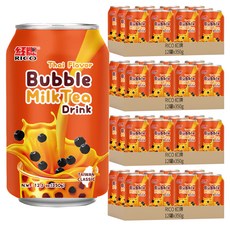 RICO 紅牌 珍奶 異國系 泰式醇奶,350g,48罐