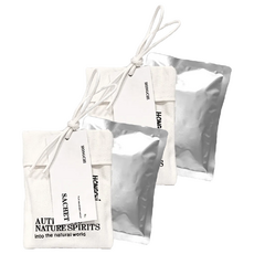 HONGCHI 掛繩式室內車用可替換內芯香氛包, 4包, 白桃烏龍