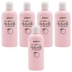 pigeon 貝親 桃葉爽身乳液, 200ml, 5瓶