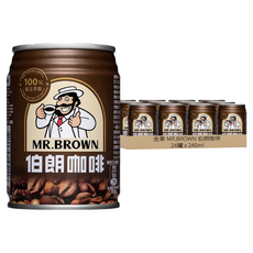金車 MR.BROWN 伯朗咖啡, 240ml, 24罐