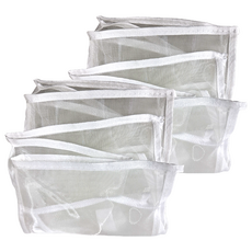 加大床單外套分格收納袋 Set 5格 白色, 44 x 33 x 22cm, 2個