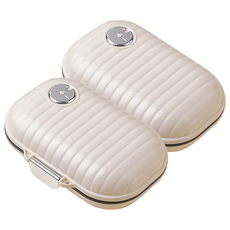 UTOOKII 便攜式密封7格分藥盒, 2個