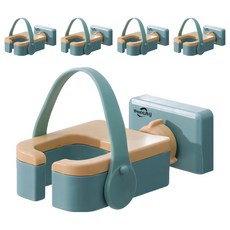 小麥購物 兩用吹風機收納架 L2246, 藍綠色, 5個