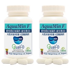 Healthwomen 赫而司 愛克明紅海藻鈣鎂 + D3全素食錠, 60顆, 2罐