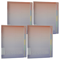 maruman SESSION 26孔夾B5筆記本, 日出, 4本