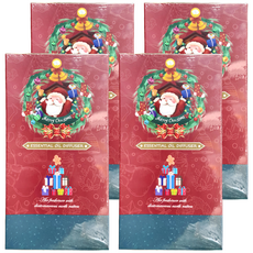 QIDINA 聖誕樹造型硅藻土擴香瓶 香氛精油擴香器, 小蒼蘭, 200ml, 4件