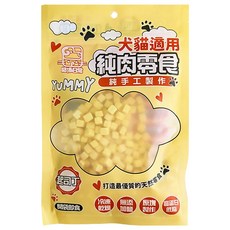 咕沛日常 寵物純肉凍乾零食 貓咪/狗狗點心, 1個, 起司丁, 100g