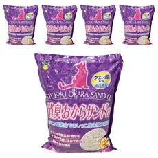 Super Cat 超級貓 阿爾法豆腐貓砂 6L (細顆粒), 日本暢銷品牌, 豆腐渣製造, 添加檸檬酸除臭, 5袋
