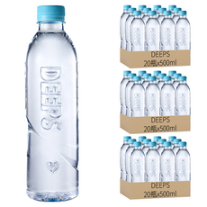 DEEPS 無標籤海洋深層水, 500ml, 60瓶