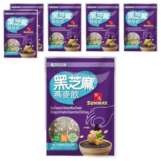 SUNWAY 鄉味 黑芝麻燕麥飲, 250g, 6個
