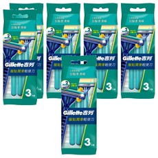 Gillette 吉列 長柄潤滑輕便刀, 3支, 6包