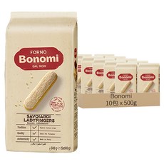 Bonomi 手指餅乾, 500g, 10包