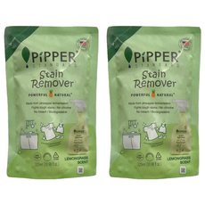 PiPPER STANDARD 沛柏 鳳梨酵素去漬劑補充包 (檸檬草), 強效天然, 可生物分解, 325ml, 2包