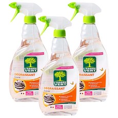 L'ARBRE VERT 綠活維 廚房清潔噴霧 有效滲透髒污, 740ml, 3瓶