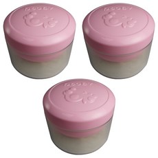 大眼蛙 神奇自動粉撲專用粉撲蕊, 3入