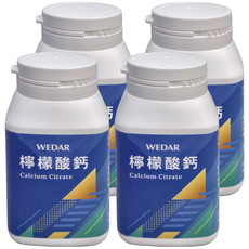 WEDAR 薇達 檸檬酸鈣 錠劑, 150顆, 0.75g, 4個