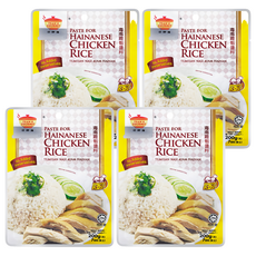 TEAN'S GOURMET 田師傅 海南雞飯醬料 無添加防腐劑, 200g, 4包