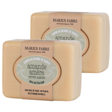 MARIUS FABRE 法鉑馬賽肥皂 杏仁乳油木草本皂, 2個, 100g