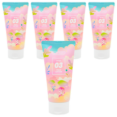 PINKY TONKY 兒童臉部潤膚露, 積雪草提取物 鎮定舒緩肌膚, 保濕滋潤, 清爽不黏膩, 11歲以上適用, 150ml, 5條