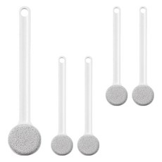 上手家居 浮石洗澡刷, 5支, 1入, 白色