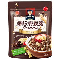 QUAKER 桂格 繽紛麥穀脆 可可香蕉, 300g, 1包